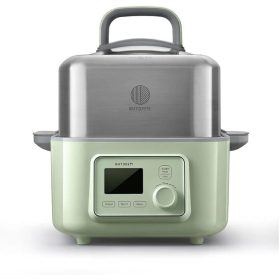   Buydeem G564 Elektrischer Multifunktions-Dampfgarer mit Kochtöpfen, 5l (grün)