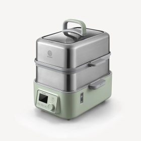   Buydeem G564 Elektrischer Multifunktions-Dampfgarer mit Kochtöpfen, 10 l (grün)