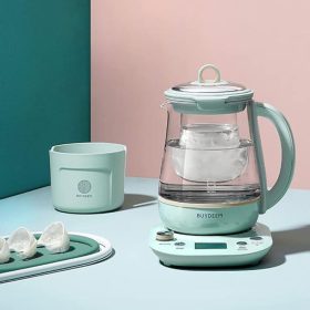   Buydeem K1594T und A206 Wasserkocher- und Wärmer-Set mit Kochtopf (grün)