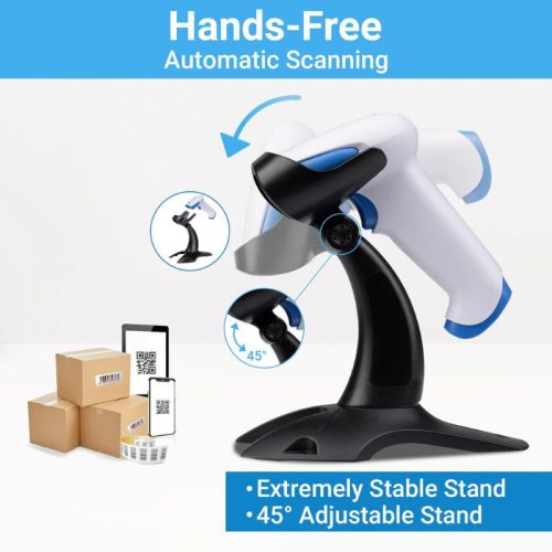 Tera HW0002 2D-Kabelloser Barcode-Scanner – mit Bluetooth, 2,4G und USB-Konnektivität