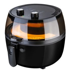   Nineshield Konvektionsofen mit rotierender Klinge, Airfryer, 8l, 1500 W, schwarz