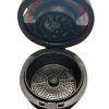 Nineshield Konvektionsofen mit rotierender Klinge, Airfryer, 8l, 1500 W, schwarz