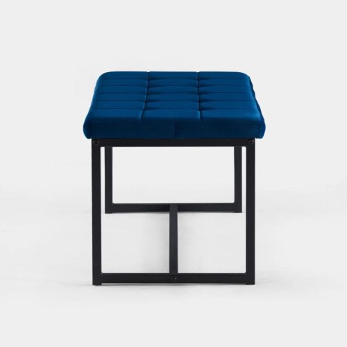 Wyn-Bank, für das Esszimmer, für das Ende des Bettes, königsblauer Samt