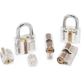   Curious Smith Lockpick Übungsschloss-Set (groß, mit deutscher Hilfe)