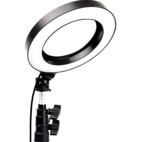 MakeUp&Liven LED-Ringlicht mit Ständer (25 cm)