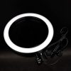 MakeUp&Liven LED-Ringlicht mit Ständer (25 cm)