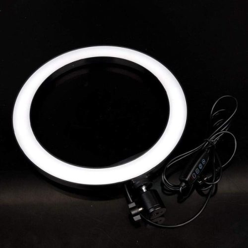 MakeUp&Liven LED-Ringlicht mit Ständer (25 cm)