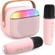 PKBD Karaoke-Maschinen-Set für Kinder, Rosa