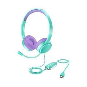 Mpow Kinder-Headset (Mint-Lila)