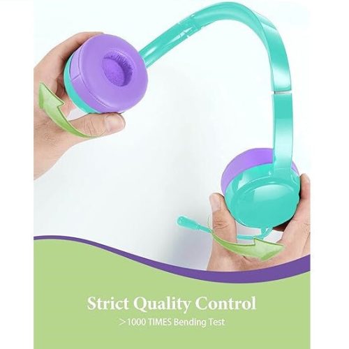 Mpow Kinder-Headset (Mint-Lila)