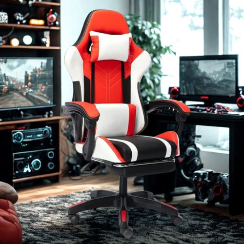 Pinker Gamer-Stuhl von Ofcasa