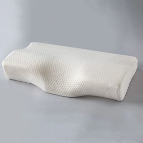   Blux Kényelmes Memóriahabos Párna Mosható Huzattal – 50×30×10/7 cm - Fehér