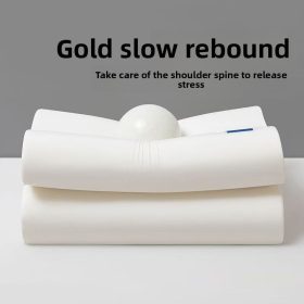   Blux Ergonomisches Nackenkissen aus Memory-Schaum – Für erholsamen und bequemen Schlaf – Weiß