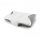 Blux Ergonomisches Nacken- und Schlafkissen aus Memory-Schaum in Schmetterlingsform – 56×32×10 cm, Grau – Weiß