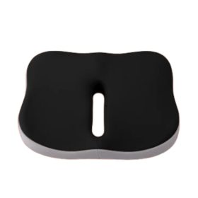   Blux Atmungsaktives Memory Foam Sitzkissen – 47×38×7 cm - Schwarz