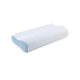 Blux Orthopädisches Nackenkissen aus Memory-Schaum – Hypoallergen, mit waschbarem Bezug, 55×35 cm, Weiß - Blau