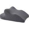 Blux Memory Foam Multifunktions-Stützkissen – Zur Rückenunterstützung, Entspannung und Verwendung auf dem Bauch (65×46×26 cm, Dunkelgrau)