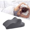 Blux Memory Foam Multifunktions-Stützkissen – Zur Rückenunterstützung, Entspannung und Verwendung auf dem Bauch (65×46×26 cm, Dunkelgrau)