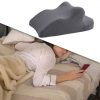 Blux Memory Foam Multifunktions-Stützkissen – Zur Rückenunterstützung, Entspannung und Verwendung auf dem Bauch (65×46×26 cm, Dunkelgrau)