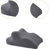 Blux Memory Foam Multifunktions-Stützkissen – Zur Rückenunterstützung, Entspannung und Verwendung auf dem Bauch (65×46×26 cm, Dunkelgrau)
