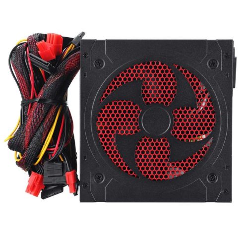 ATX PC-Netzteil, Rot - Schwarz