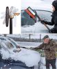 Andeman 3-in-1 Auto-Teleskop-Schneebesen mit Schaber und Eiskratzer (kurz)