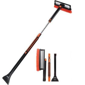   Andeman 3-in-1 Auto-Teleskop-Schneebesen mit Schaber und Eiskratzer (lang)