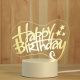 DreamLED Happy Birthday dekorative LED-Lampe