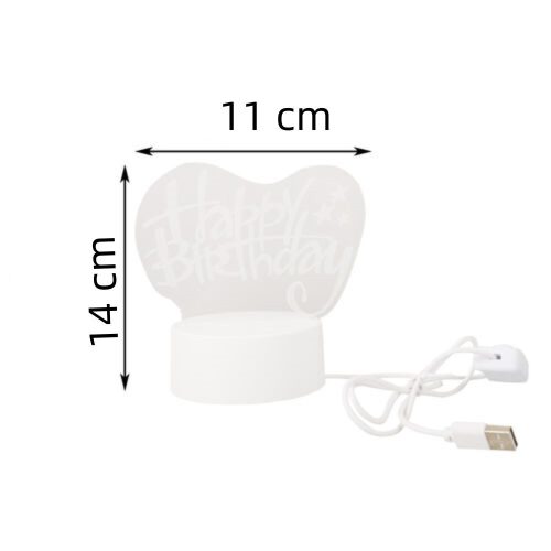 DreamLED Happy Birthday dekorative LED-Lampe