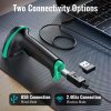 Tera 5100 Kabelloser Laser-1D-Barcodescanner mit USB-Anschluss und IP54-Schutz - Mintgrün