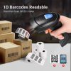 Tera 6100 kabelloser 1D-Laser-Barcodescanner mit USB-Ladestation, 300 Scans/Sek., 100 m Reichweite