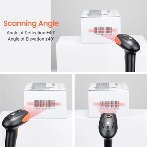 Tera 6900 1D Laser-USB-Barcodescanner mit Smart Stand – Schnelles und präzises Scannen