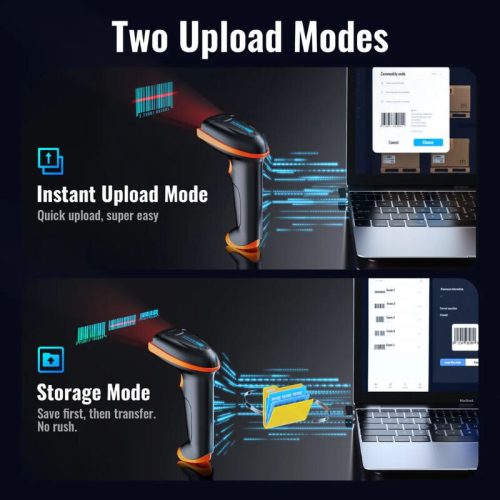 Tera 5100 Kabelloser und USB-1D-Laser-Barcodescanner
