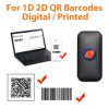 Tera 1100 Tragbarer Barcode-Scanner – 1D/2D, QR-Code, USB, Bluetooth, kabellos