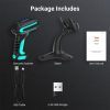 Tera 8100 1D/2D/QR Kabelloser Barcode-Scanner – Mit Bluetooth- und USB-Anschluss, große Reichweite – Blau