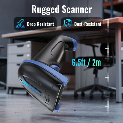 Tera D5100 Blue 2D Wireless Barcode Scanner – Schnelles und präzises Scannen