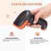 Tera HW0002-O Professioneller kabelloser 1D/2D-Barcodescanner mit USB-Kabel – Orange