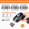 Tera HW0007-BT 1D - 2D Kabelloser Barcodescanner – Hohe Auflösung, große Reichweite