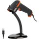 Tera L5100Y-Z USB-Laser-1D-Barcodescanner mit Ständer – IP65 staub-, stoß- und wasserfest