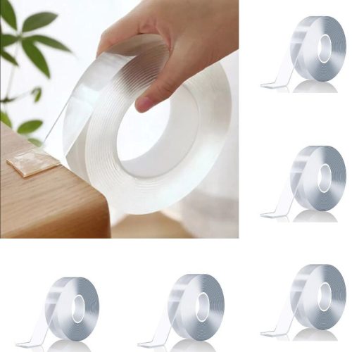 NanoGrip Doppelseitiges Klebeband Set 3m - 5 Stück