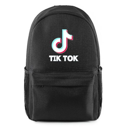 Schwarzer Tiktok-Rucksack