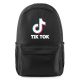 Schwarzer Tiktok-Rucksack