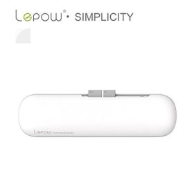 Lepow Simplicity Tragbarer Akku, 7800 mAh, Weiß