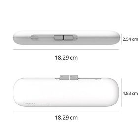 Lepow Simplicity Tragbarer Akku, 7800 mAh, Weiß