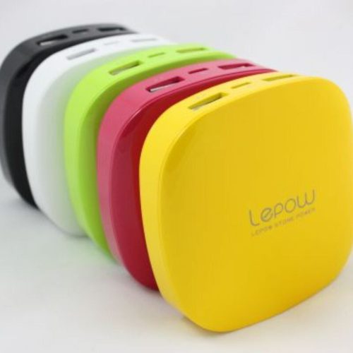 Lepow Moonstone Tragbarer Akku, 3000 mAh, Gelb