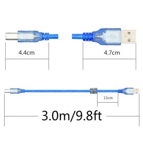 USB-B-Druckerkabel 3 m