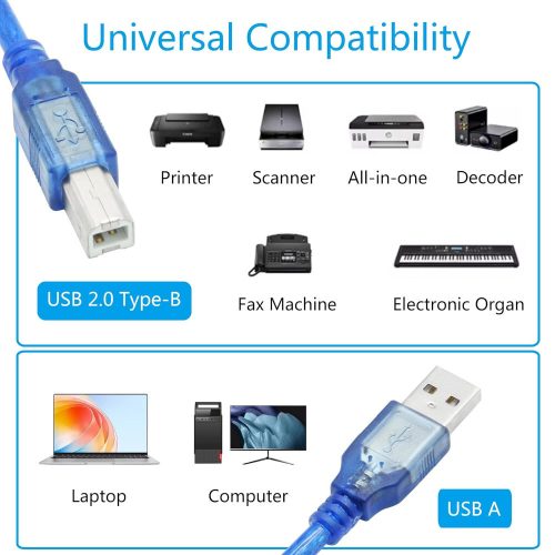 USB-B-Druckerkabel 3 m