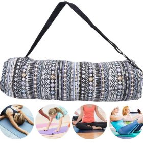 BOENCE Yogamatten-Tasche (Blau-Weißes Muster)