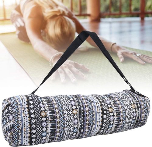 BOENCE Yogamatten-Tasche (Blau-Weißes Muster)