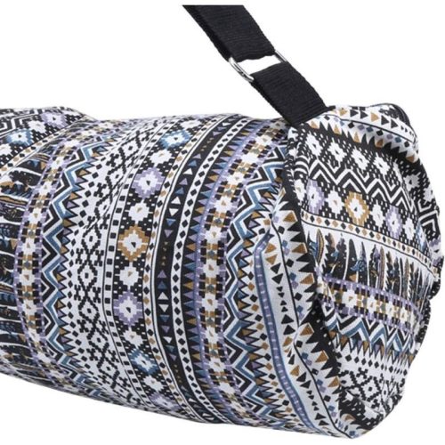 BOENCE Yogamatten-Tasche (Blau-Weißes Muster)